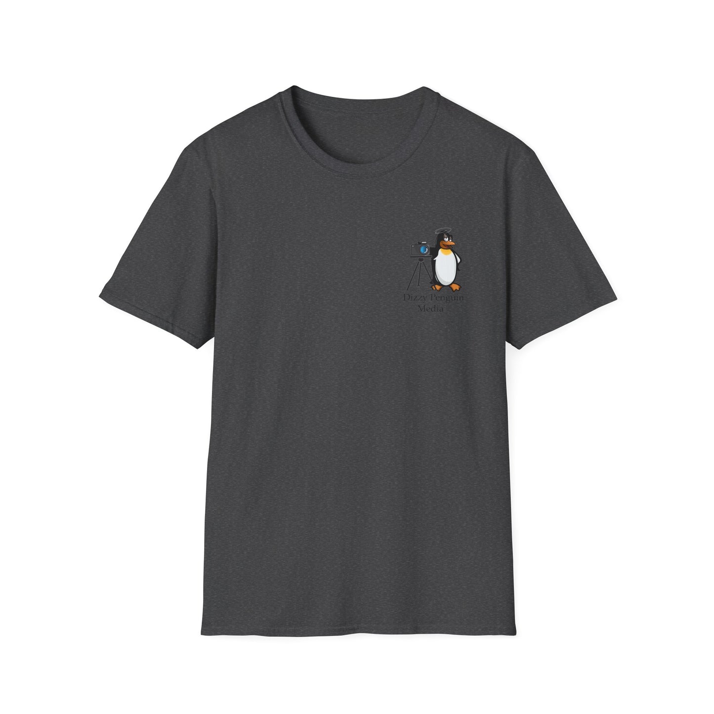 Dizzy Penguin Photography Unisex Tee Small Logo (Two Sided )