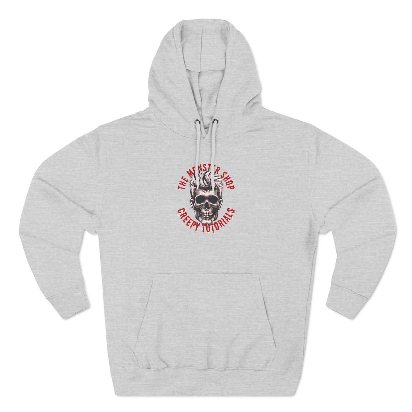 The Monster Shop: Creepy Tutorials Premium Three-Panel Fleece Hoodie