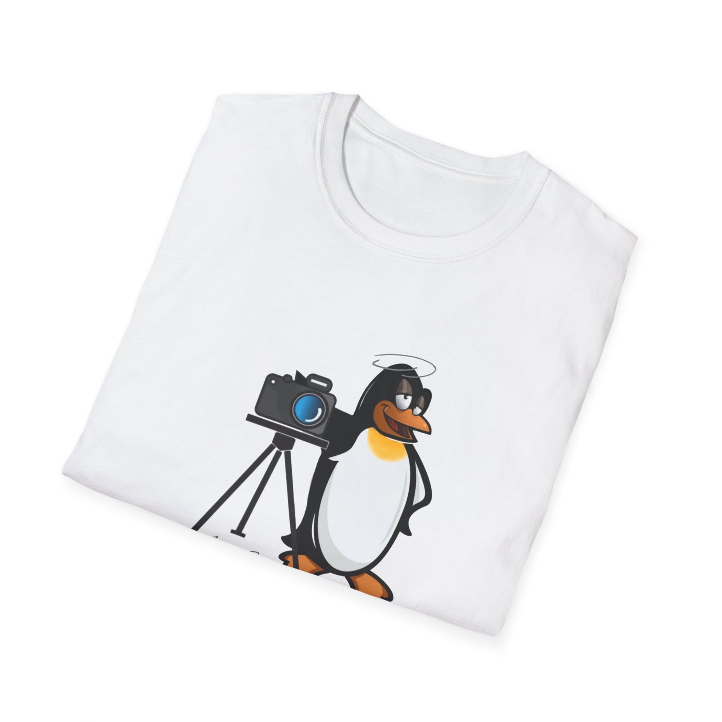 Dizzy Penguin Photography Unisex Tee Full Logo (Two Sided )