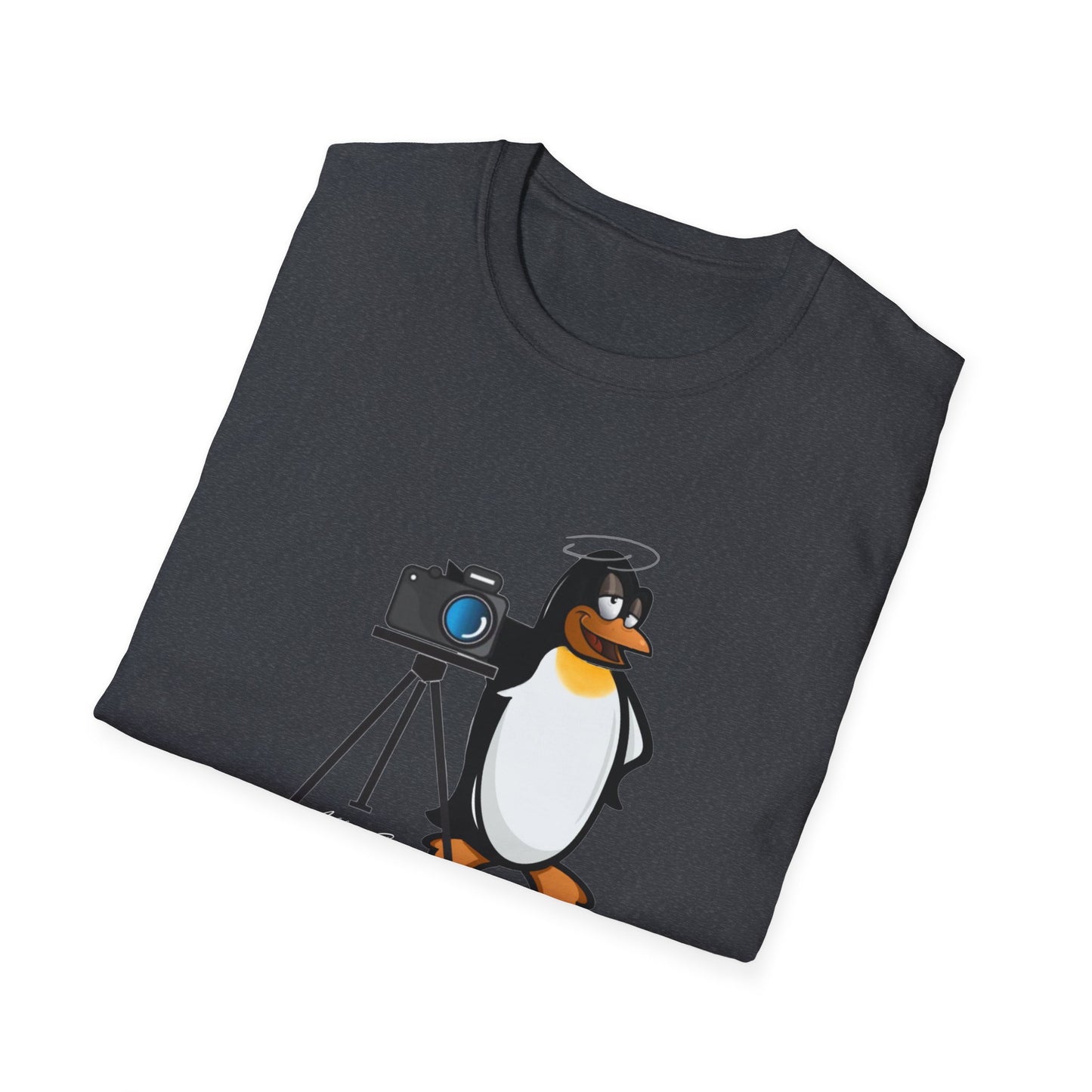 Dizzy Penguin Photography Unisex Tee Full Logo (Two Sided )