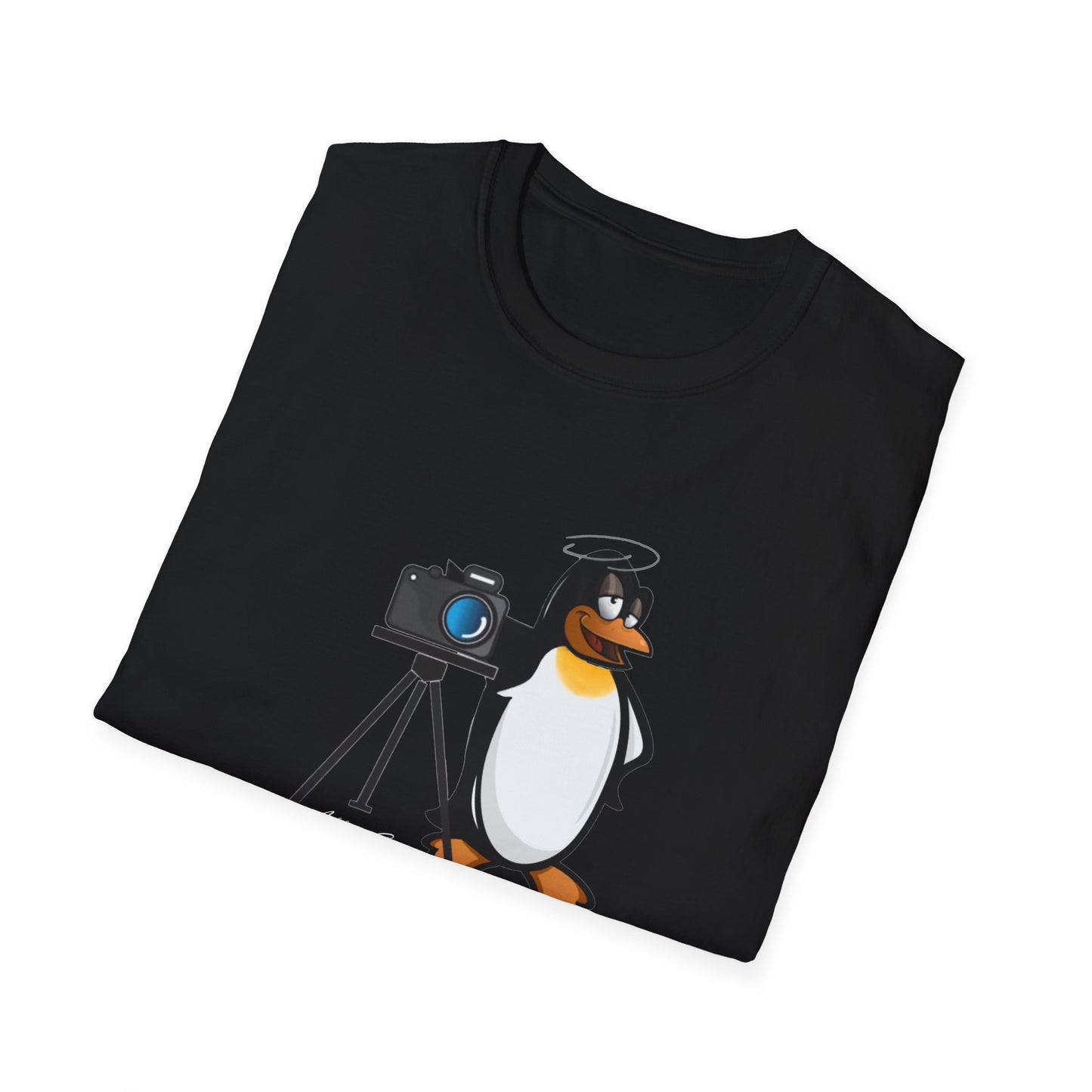 Dizzy Penguin Photography Unisex Tee Full Logo (One Sided )