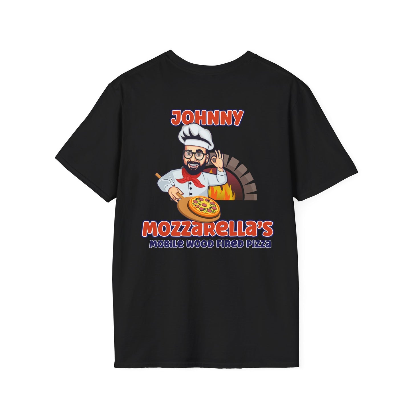 Johnny Mozzarella's t shirt (Two Sided)