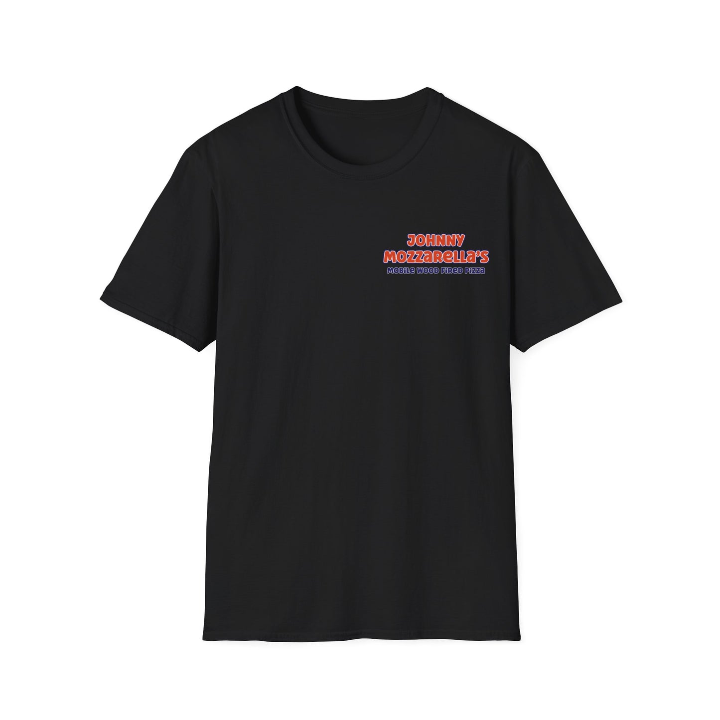 Johnny Mozzarella's t shirt (Two Sided)