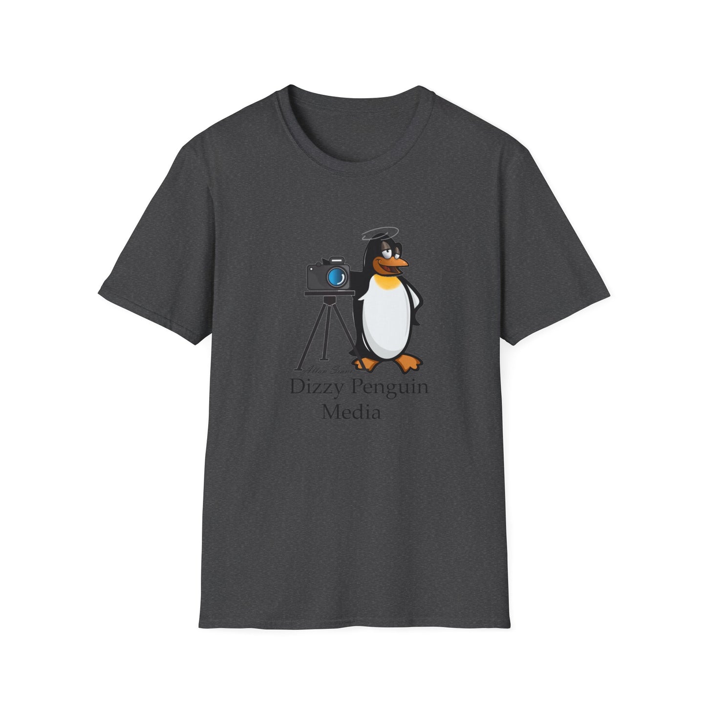 Dizzy Penguin Photography Unisex Tee Full Logo (Two Sided )