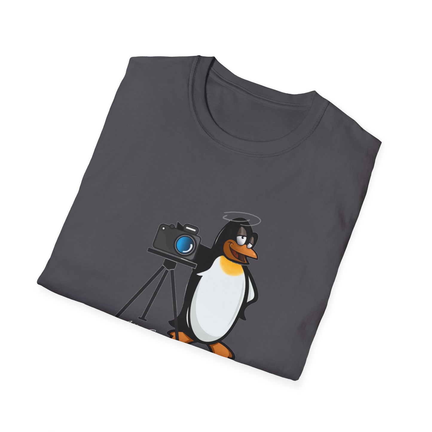 Dizzy Penguin Photography Unisex Tee Full Logo (Two Sided )