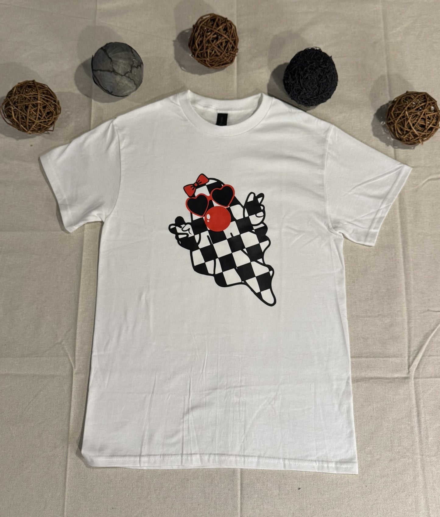 The Checkered Ghost Gildan Tee