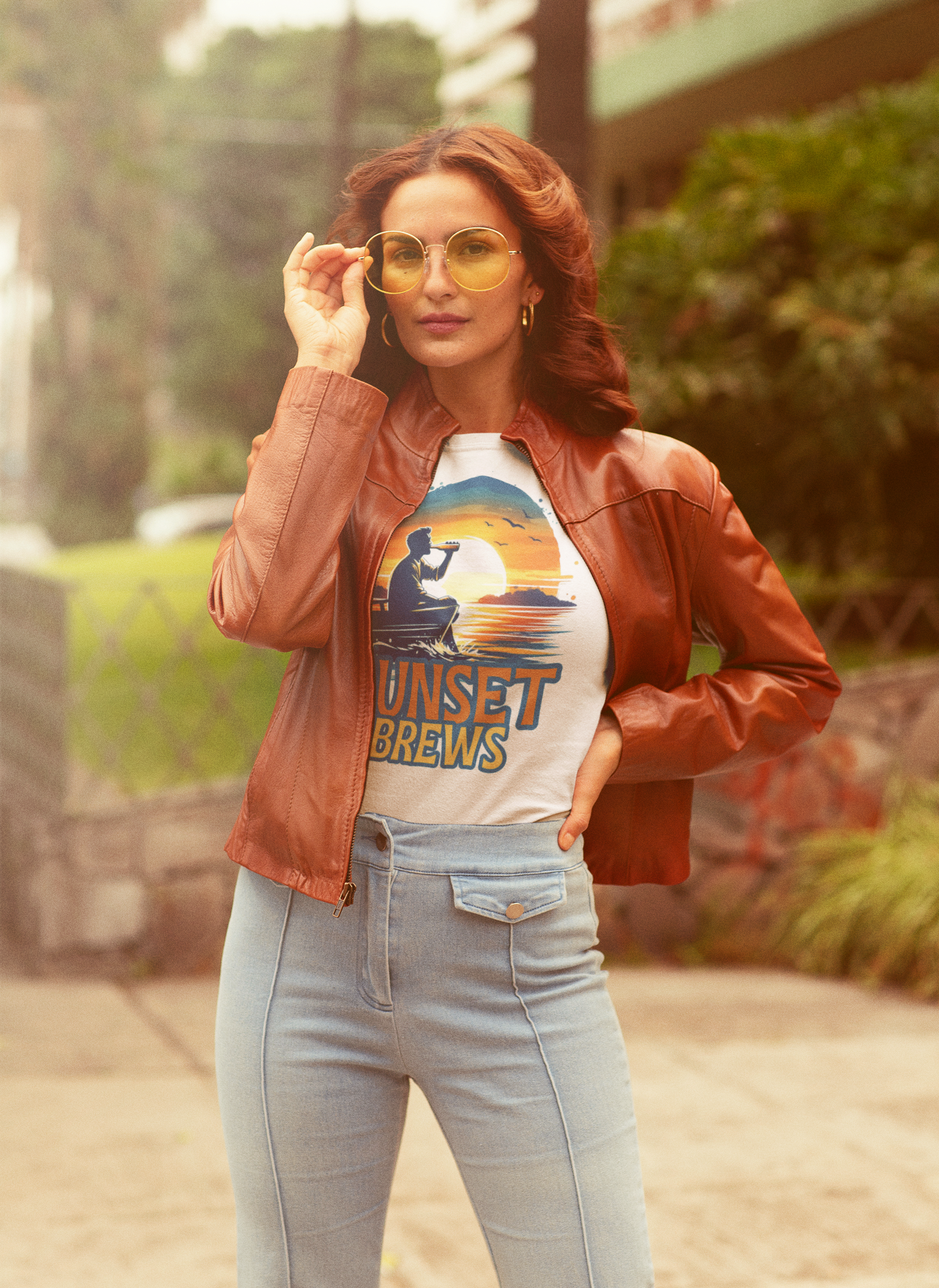 Sunset Brews Tee